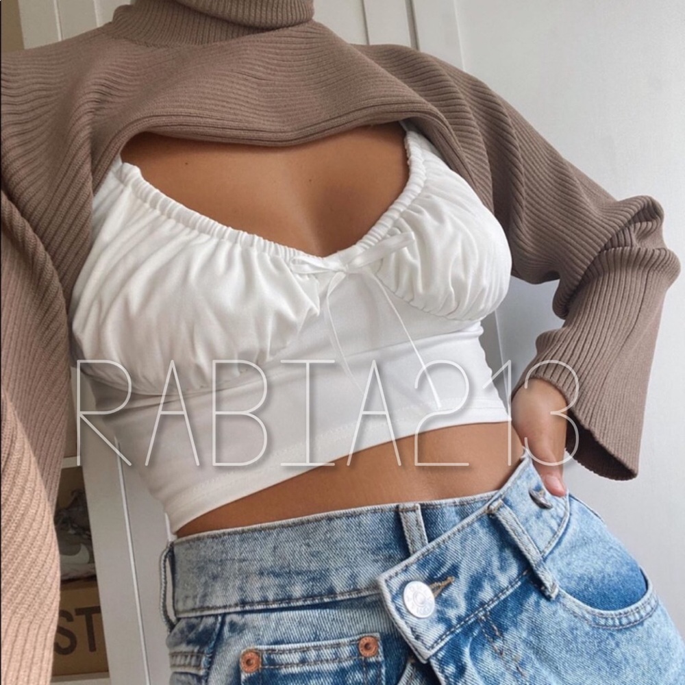 LAST 1!🔥BLOGGERS FAV! ZARA ARM WARMER SWEATER - Picture 9 of 15